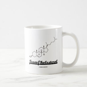 Team-Cholesterin (Cholesterin-chemisches Molekül) Kaffeetasse