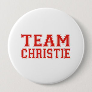 TEAM CHRISTIE BUTTON