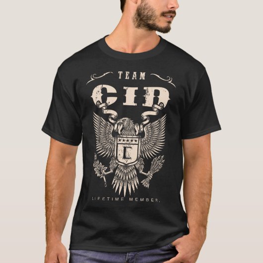 TEAM CID Lifetime Member. T-Shirt (Vorderseite)