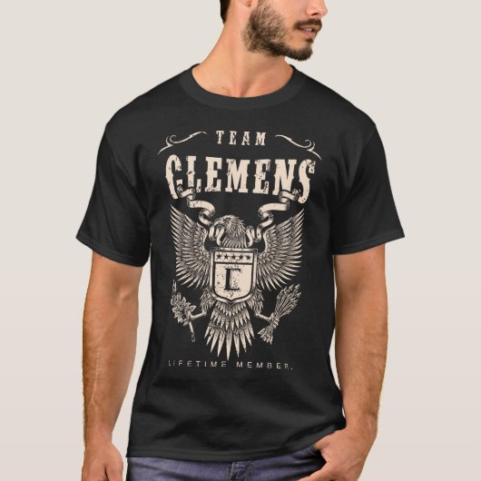 TEAM CLEMENS Lifetime Member. T-Shirt (Vorderseite)