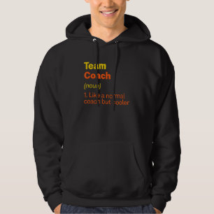 Team Coach Definition Teamleiter Spaß Gruppe 1 Hoodie