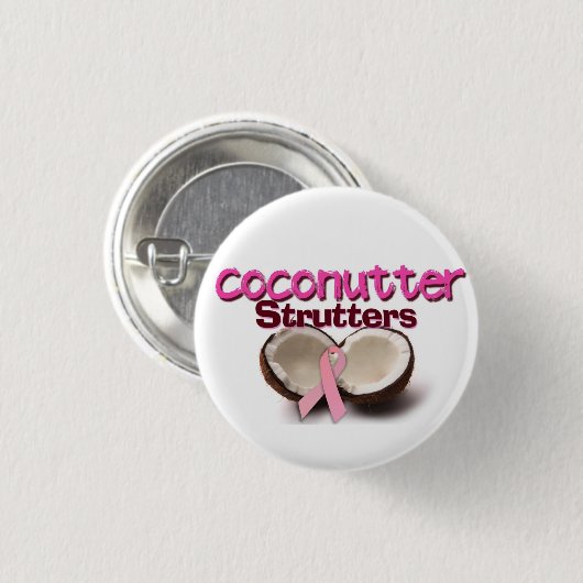 Team Coconutter Strutters Button (Vorne & Hinten)