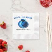 Team Coffee Offiziell Drink Squad Custom Serviette (Beispiel)