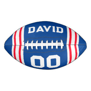 Team Colors Red White und Blue Football