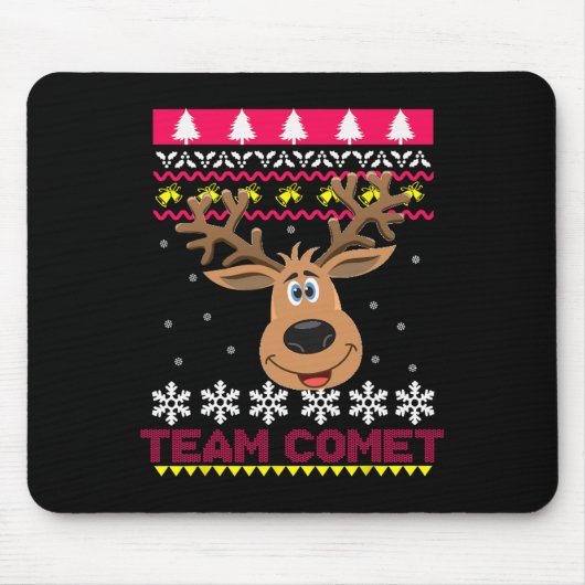 Team Comet Saint Ren hässlicher Cardigan Mousepad (Vorne)