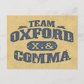Team Comma Postkarte