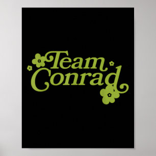 Team Conrad Floral Grafik Für Männer Frauen Lustig Poster