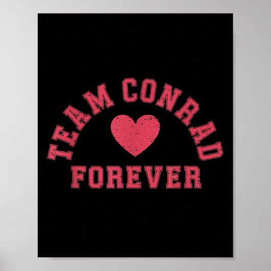 Team Conrad Retro Forever Vintag _1 Poster (Vorne)