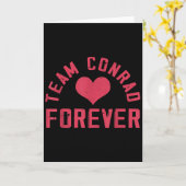 Team Conrad Retro Forever Vintage Karte (Gelbe Blume)