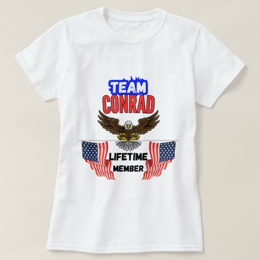 Team Conrad Shirt American Adler T - Shirt (Design vorne)