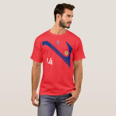 Team-Costa Rica-Fußball T-Shirt (Vorne ganz)