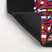 Team Countries WELTMEISTERSCHAFT 2022 Mousepad (Ecke)