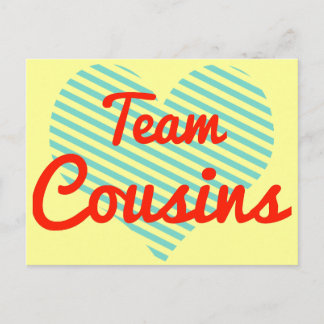 Team-Cousin Postkarte