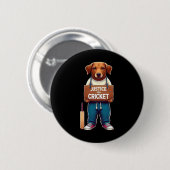 Team Cricket  Button (Vorne & Hinten)
