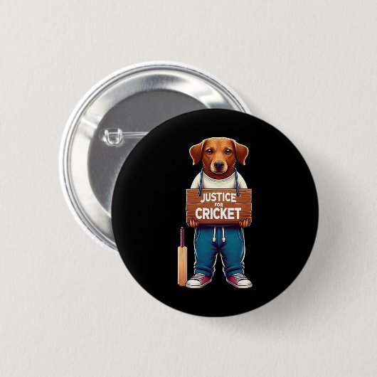 Team Cricket Button (Vorne & Hinten)