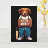 Team Cricket Karte (Gelbe Blume)