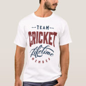 Team Cricket T-Shirt (Vorderseite)