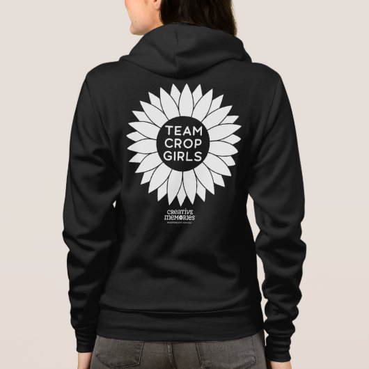 Team Crop Girls Hoodie (Rückseite)