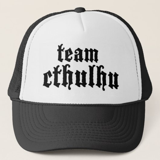 Team Cthulhu Fernlastfahrer-Hut Truckerkappe (Vorderseite)