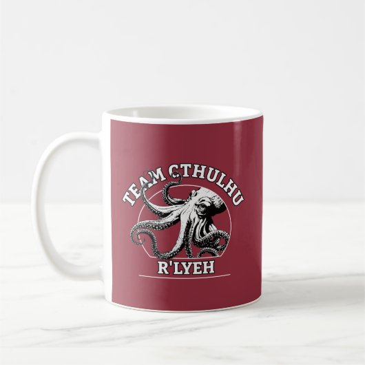 Team Cthulhu R'lyeh Lovecraft Kaffeetasse (Links)