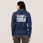 Team Cuba Damen Pullover - LIBRE Label (Schwarz voll)