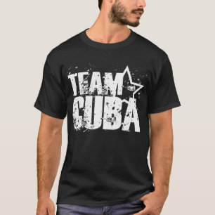 Team Cuba Schwarz T-Shirt LIBRE Label Graphic Tee