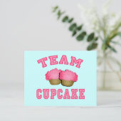 Team Cupcake Tshirts, Hoodies, Tasse, Geschenke Postkarte (Stehend Vorderseite)