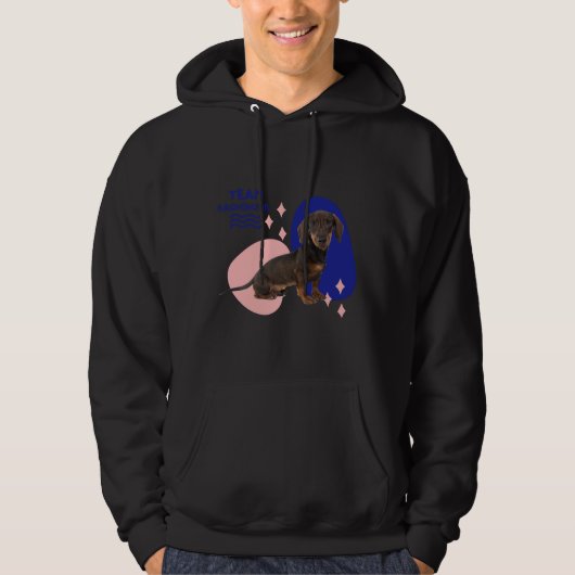 Team-Dackel Hoodie (Vorderseite)