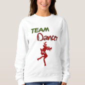 Team Dancer Christmas Sweatshirt (Vorderseite)