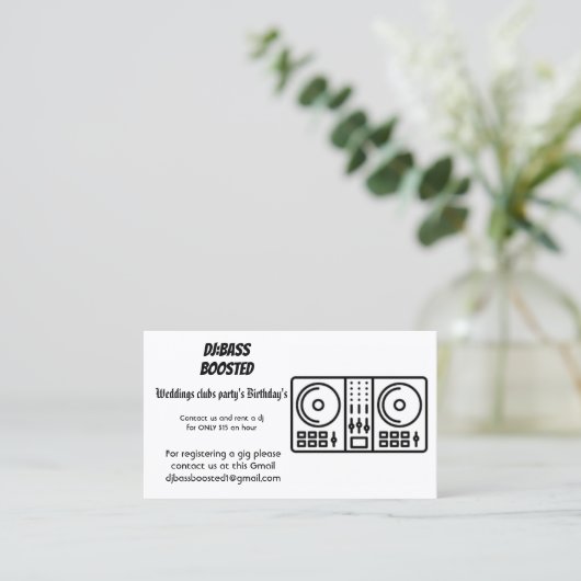 Team-Daniel-Karten Visitenkarte (Stehend Vorderseite)