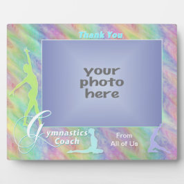 Team Danke für den Gymnastiktrainer Fotoplatte