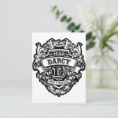 Team Darcy Postkarte (Stehend Vorderseite)