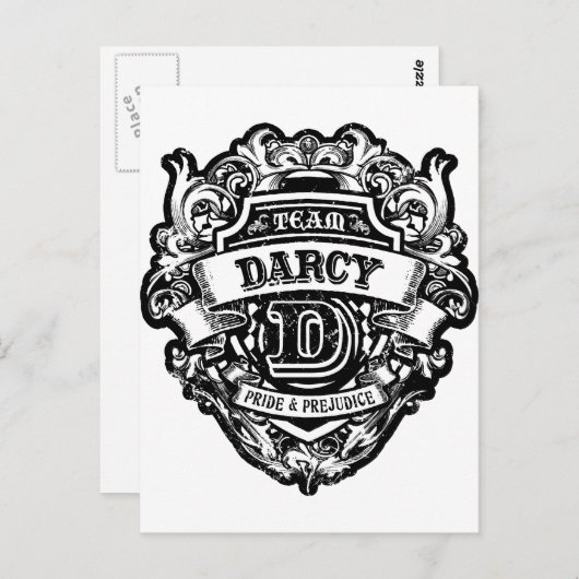 Team Darcy Postkarte (Vorne/Hinten)