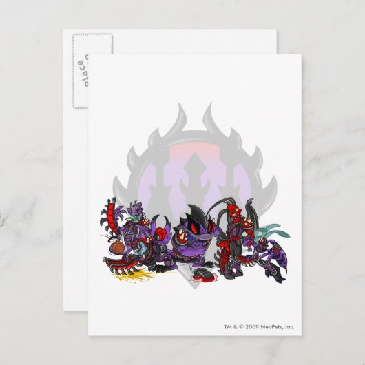 Team Darigan Citadel Group Postkarte (Vorne/Hinten)