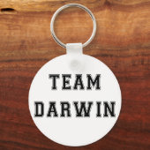 Team Darwin (B&W) Schlüsselanhänger (Vorderseite)