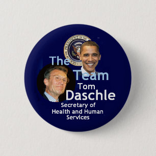 Team Daschle Knopf Button