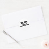 Team Database Administratoren Runder Aufkleber (Umschlag)