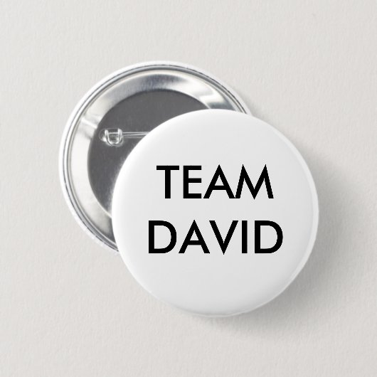 TEAM DAVID BUTTON (Vorne & Hinten)