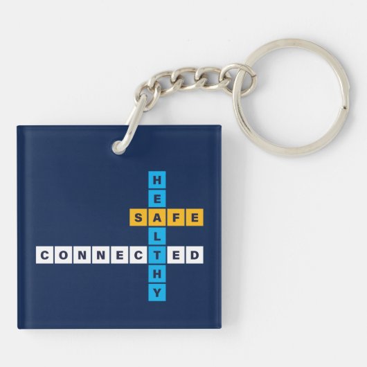 Team DCF Acryllic-Schlüsselanhänger Schlüsselanhänger (Rückseite)