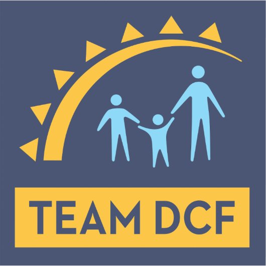 Team DCF Custom-Cut Vinyl Sticker (Vorderseite)