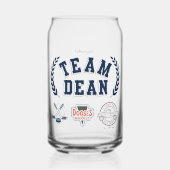 Team Dean Gilmore Girls Design Dosenglas (Vorderseite)