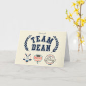 Team Dean Gilmore Girls Design Karte (Gelbe Blume)