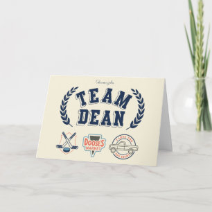 Team Dean Gilmore Girls Design Karte