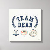 Team Dean Gilmore Girls Design Leinwanddruck (Vorderseite)