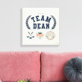 Team Dean Gilmore Girls Design Leinwanddruck (Insitu (Wohnzimmer))