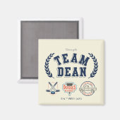 Team Dean Gilmore Girls Design Magnet (Vorderseite/Rückseite)