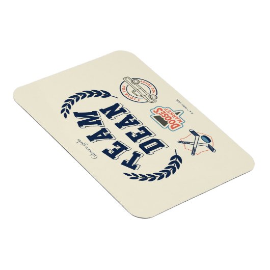 Team Dean Gilmore Girls Design Magnet (Rechte Seite)