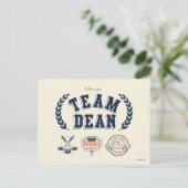 Team Dean Gilmore Girls Design Postkarte (Stehend Vorderseite)