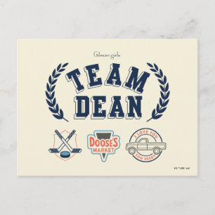 Team Dean Gilmore Girls Design Postkarte