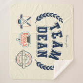 Team Dean Gilmore Girls Design Sherpadecke (Vorderseite)